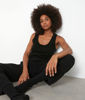 Picture of TEVA BLACK RECYCLED CASHMERE TANK TOP