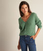 Picture of PADDY GREEN POLYAMIDE AND RESPONSIBLE WOOL CARDIGAN