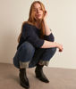 Picture of BETTANY NAVY RECYCLED CASHMERE JUMPER
