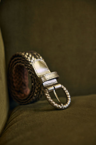 Picture of ENZO BRAIDED LEATHER BELT
