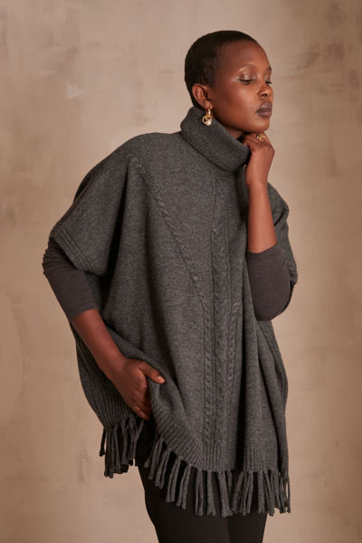 Picture of ALENA WOOL PONCHO