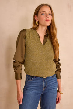 Picture of BASILE V-NECK JUMPER 100% WOOL