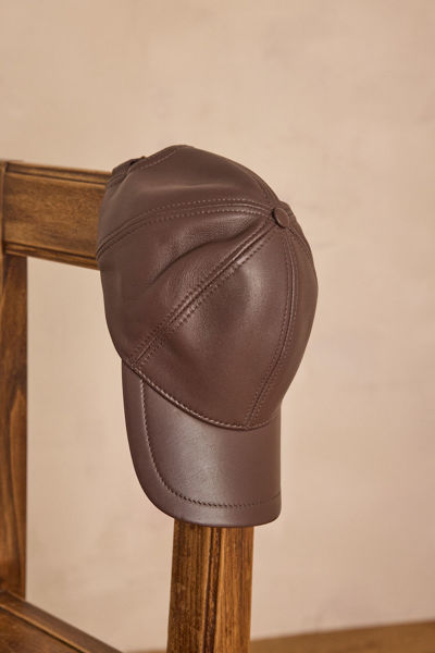 Picture of HELGA LEATHER CAP