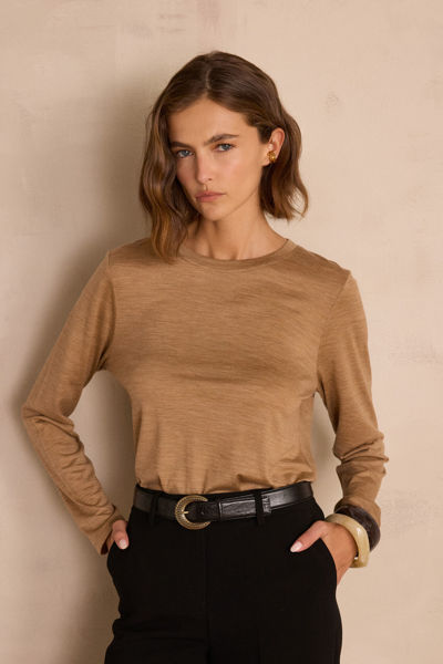 Picture of FAUSTINE T-SHIRT IN 100% WOOL