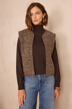 Picture of BASTIEN SLEEVELESS WOOL CARDIGAN