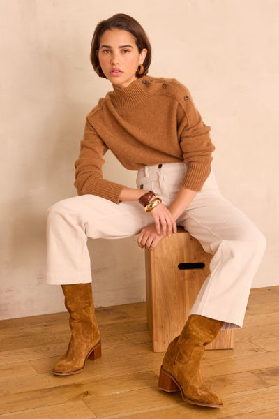 Picture of BRADLEY JUMPER IN 100% RECYCLED CASHMERE