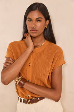 Picture of SHORT-SLEEVED COTTON VEST ALMA