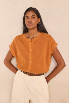 Picture of SHORT-SLEEVED COTTON VEST ALMA