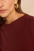 Picture of TANGUY COTTON BLEND BOAT NECK T-SHIRT