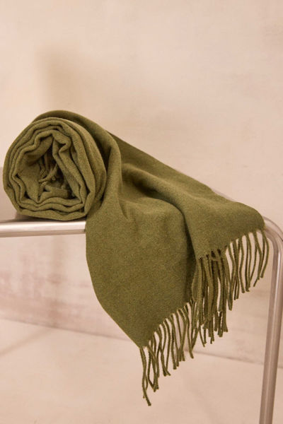 Picture of ROBIN KHAKI WOVEN SCARF