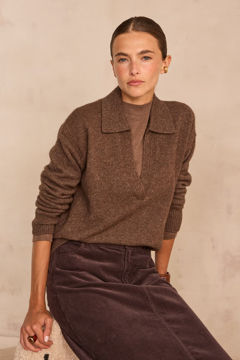 Picture of LONG SLEEVE PULL IN MIXED WOOL AND YAK ANDY