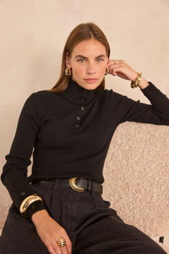 Picture of ASHLEY LONG SLEEVE BLENDED WOOL SWEATER
