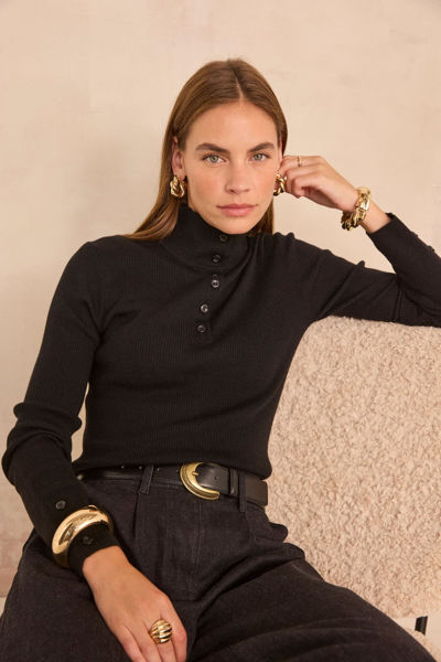 Picture of ASHLEY LONG SLEEVE BLENDED WOOL SWEATER