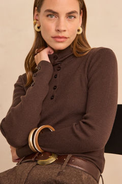 Picture of ASHLEY LONG SLEEVE BLENDED WOOL SWEATER