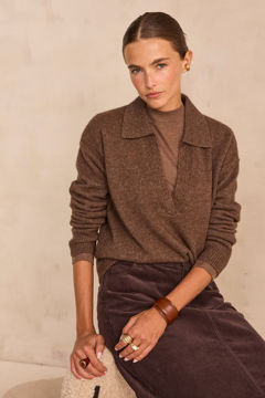 Picture of LONG SLEEVE PULL IN MIXED WOOL AND YAK ANDY